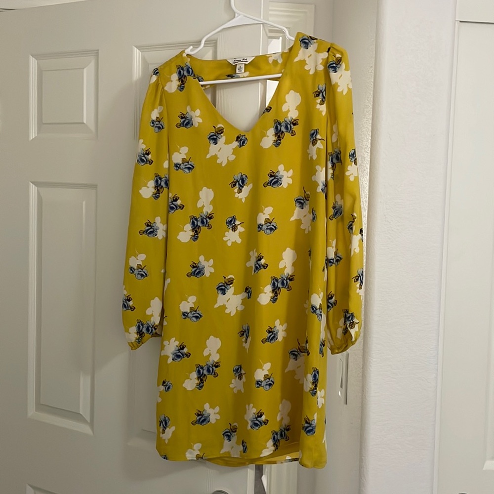 Floral Yellow Dress
